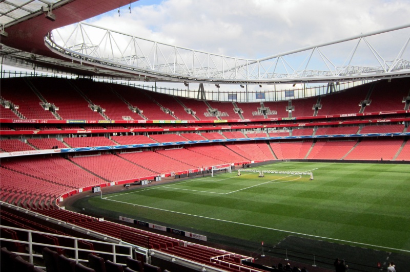 Emirates Stadium, speelronde in de Premier League